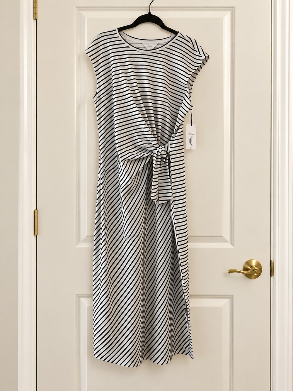 Liz Claiborne Striped Tie-Front Dress – Size Large – New/Never Worn